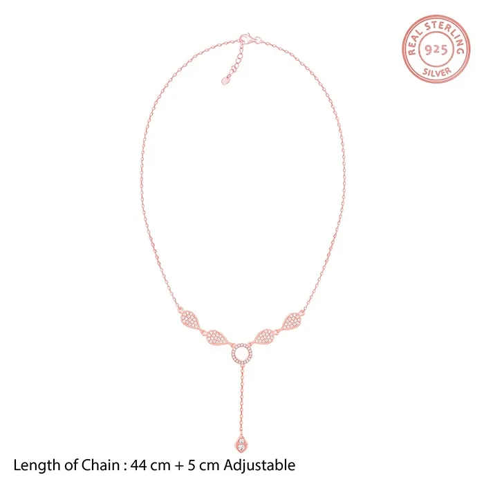 Rose Gold Classic Lariat Necklace Giva