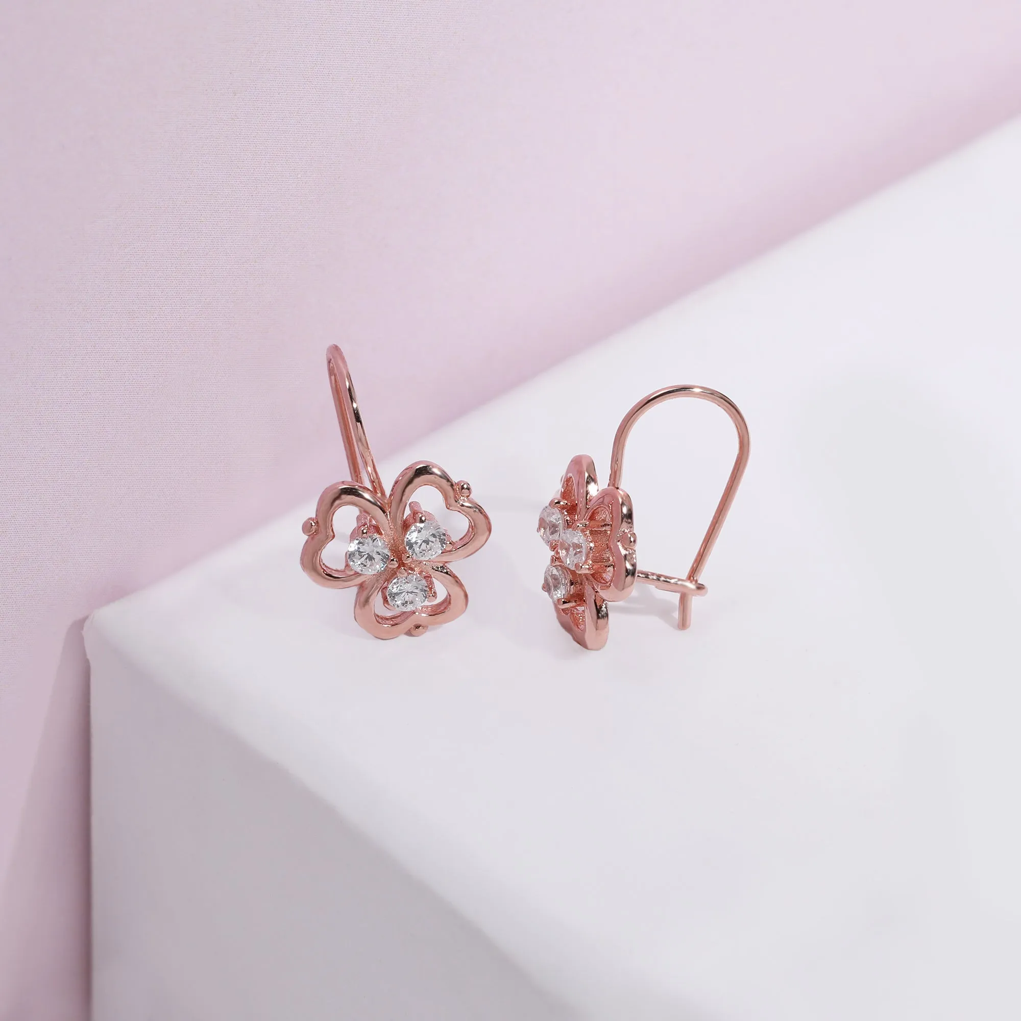 Rose Gold Clover Set Giva