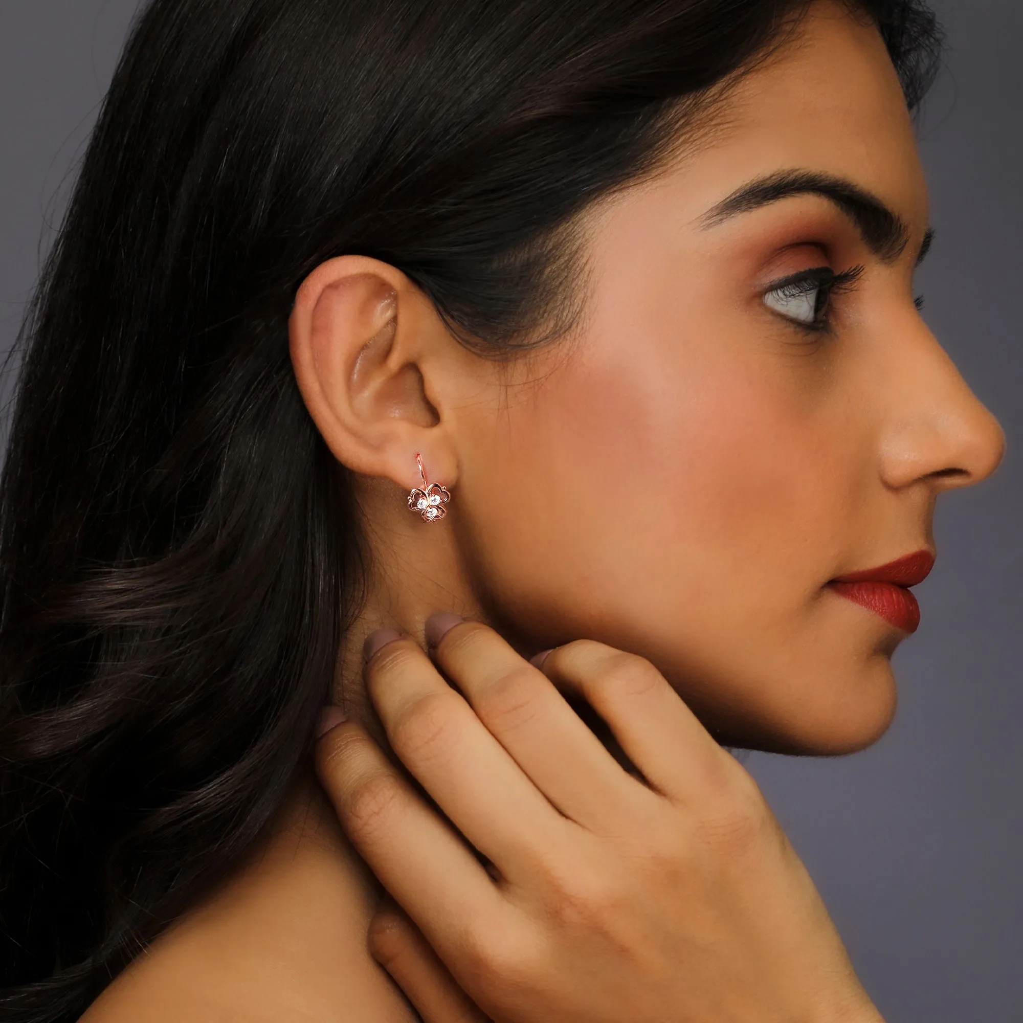Rose Gold Clover Set Giva