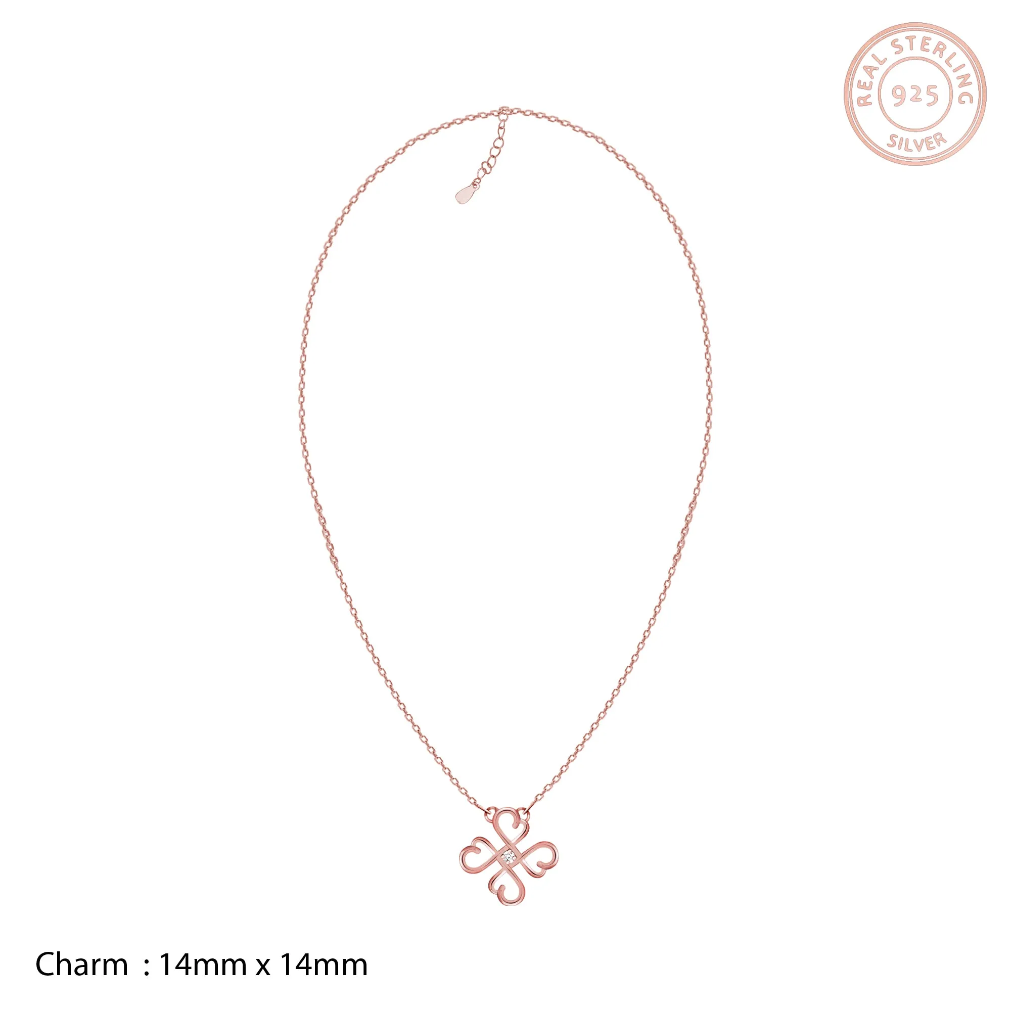Rose Gold Clover Set Giva