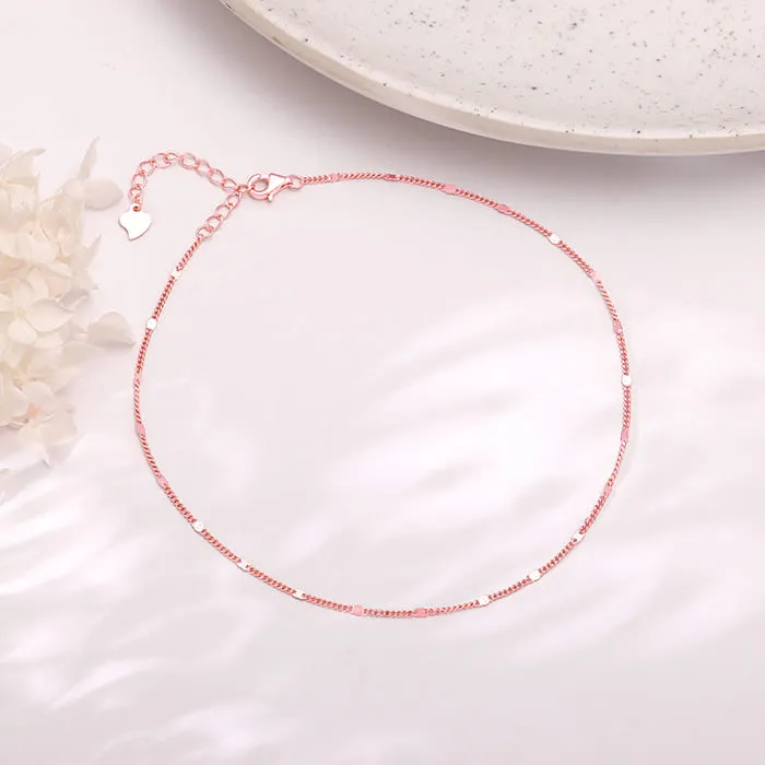 Rose Gold Express Affection Anklet Giva