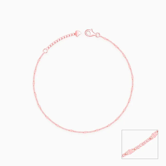 Rose Gold Express Affection Anklet Giva