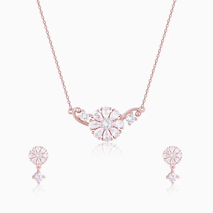 Rose Gold Floral Set Giva