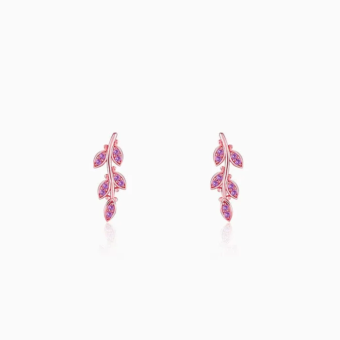 Rose Gold French Beauty Earrings Giva