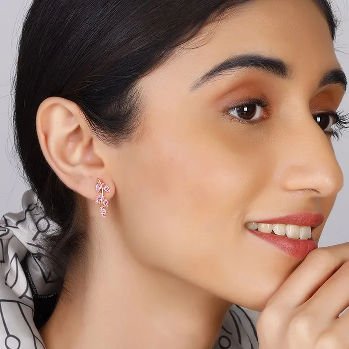 Rose Gold French Beauty Earrings Giva
