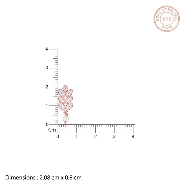Rose Gold Gleam of Glamour Earrings Giva
