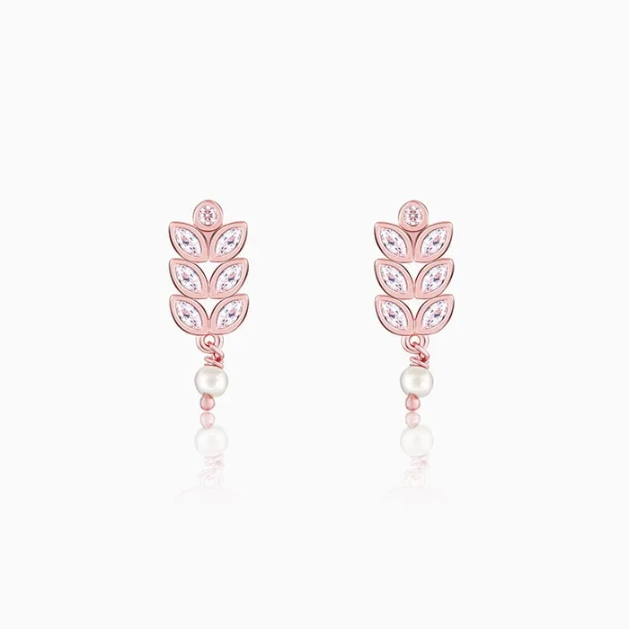 Rose Gold Gleam of Glamour Earrings Giva