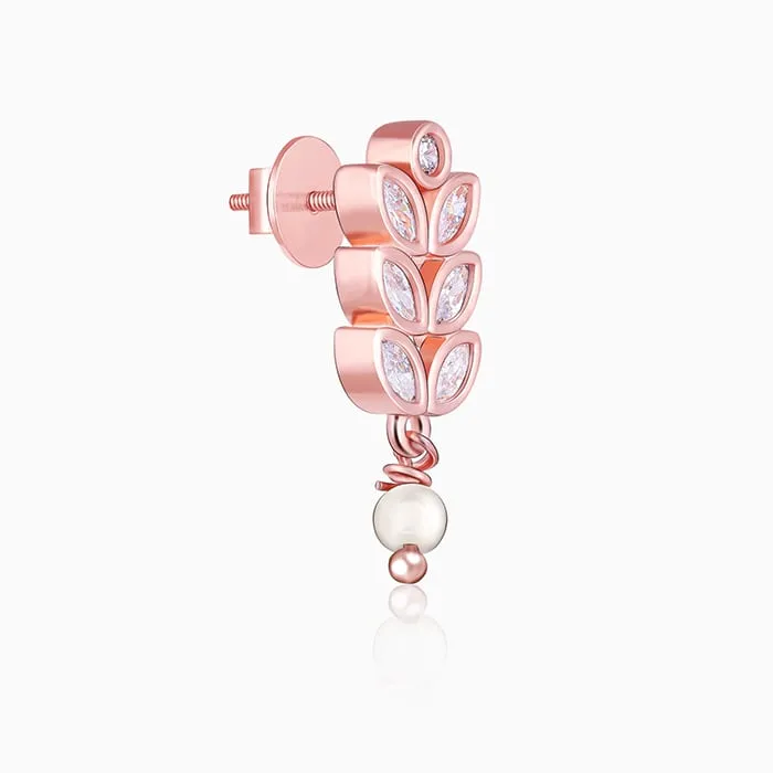 Rose Gold Gleam of Glamour Earrings Giva
