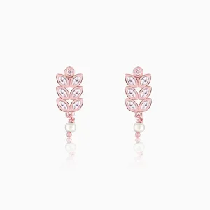 Rose Gold Gleam of Glamour Earrings Giva