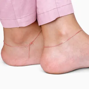 Rose Gold Glint Anklet Giva