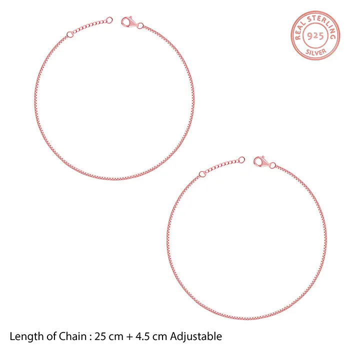 Rose Gold Glint Anklet Giva