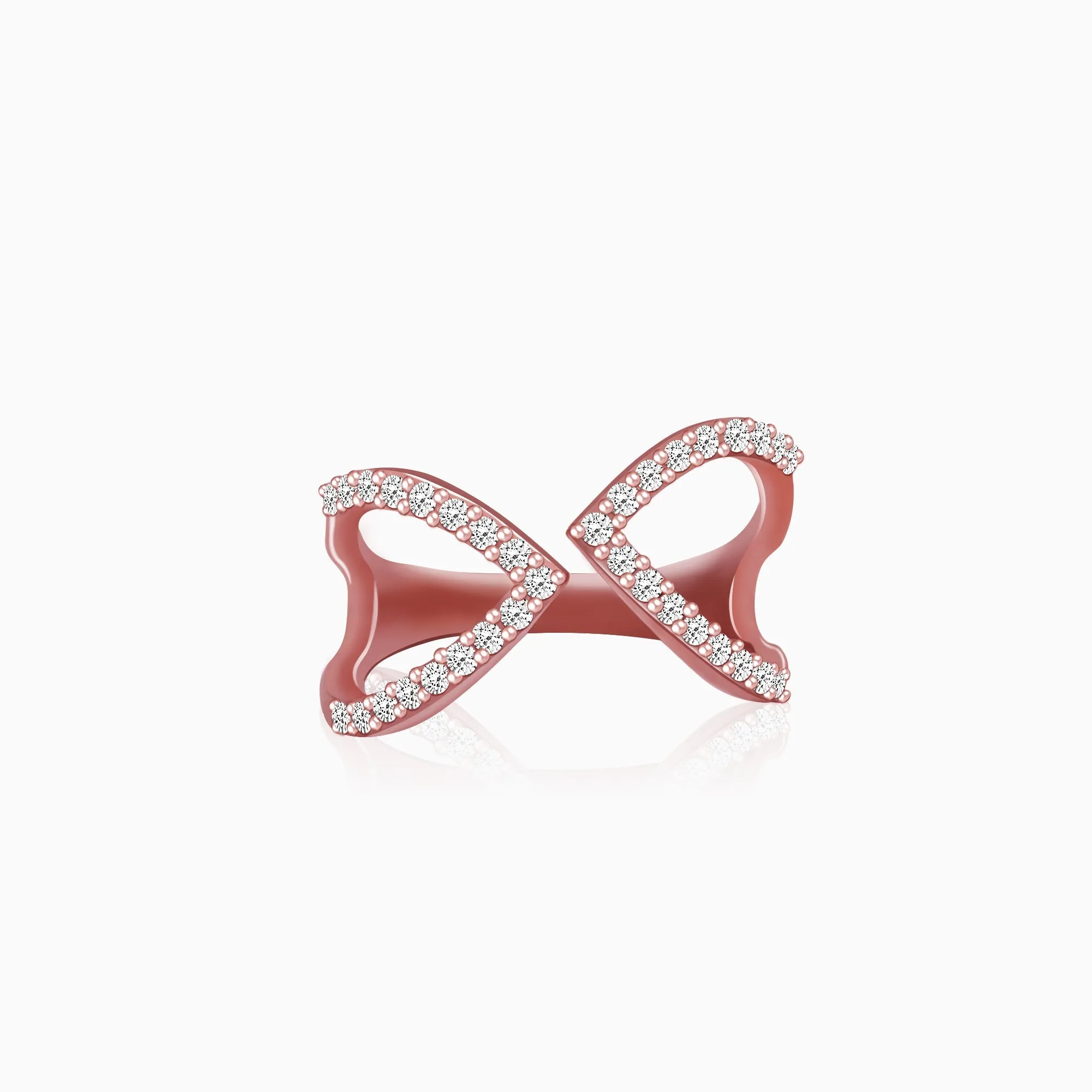 Rose Gold Heart to Heart Trio Set Giva