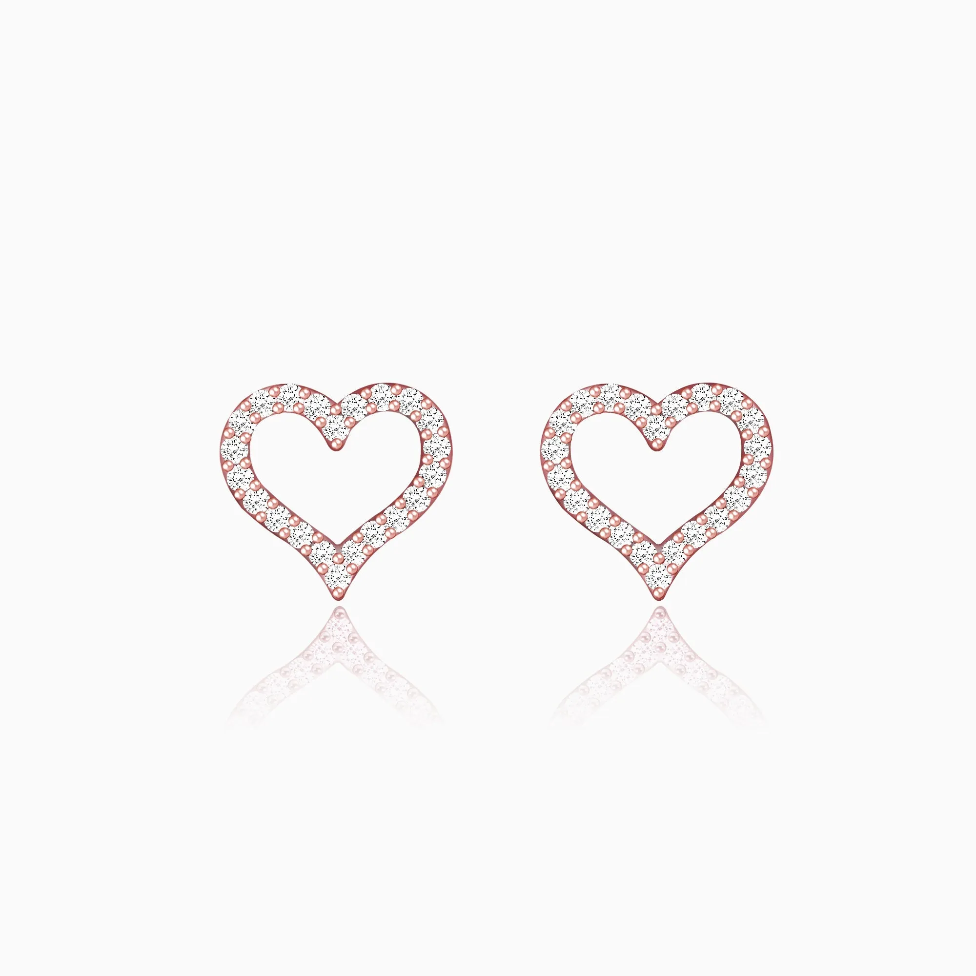 Rose Gold Heart to Heart Trio Set Giva