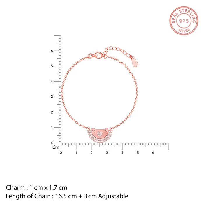 Rose Gold I Love You Bracelet Giva