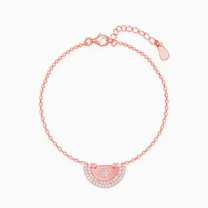 Rose Gold I Love You Bracelet Giva