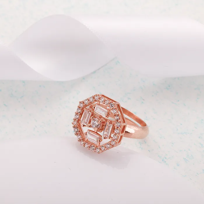 Rose Gold Magnificent Cocktail Ring Giva