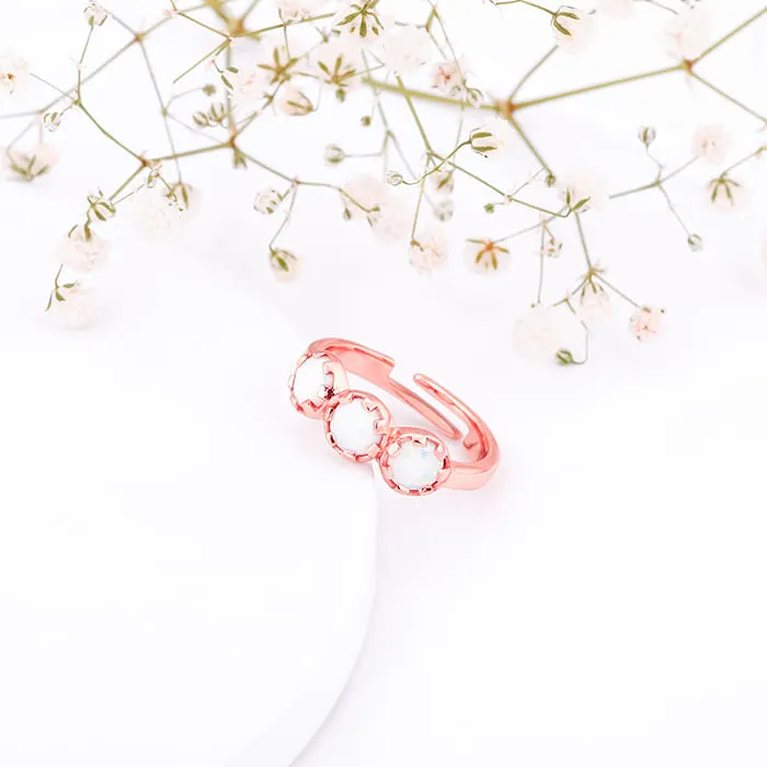 Rose Gold Moonstone Ring Giva
