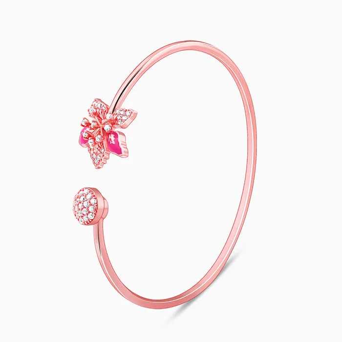 Rose Gold Mountain Ebony Spin Bracelet Giva