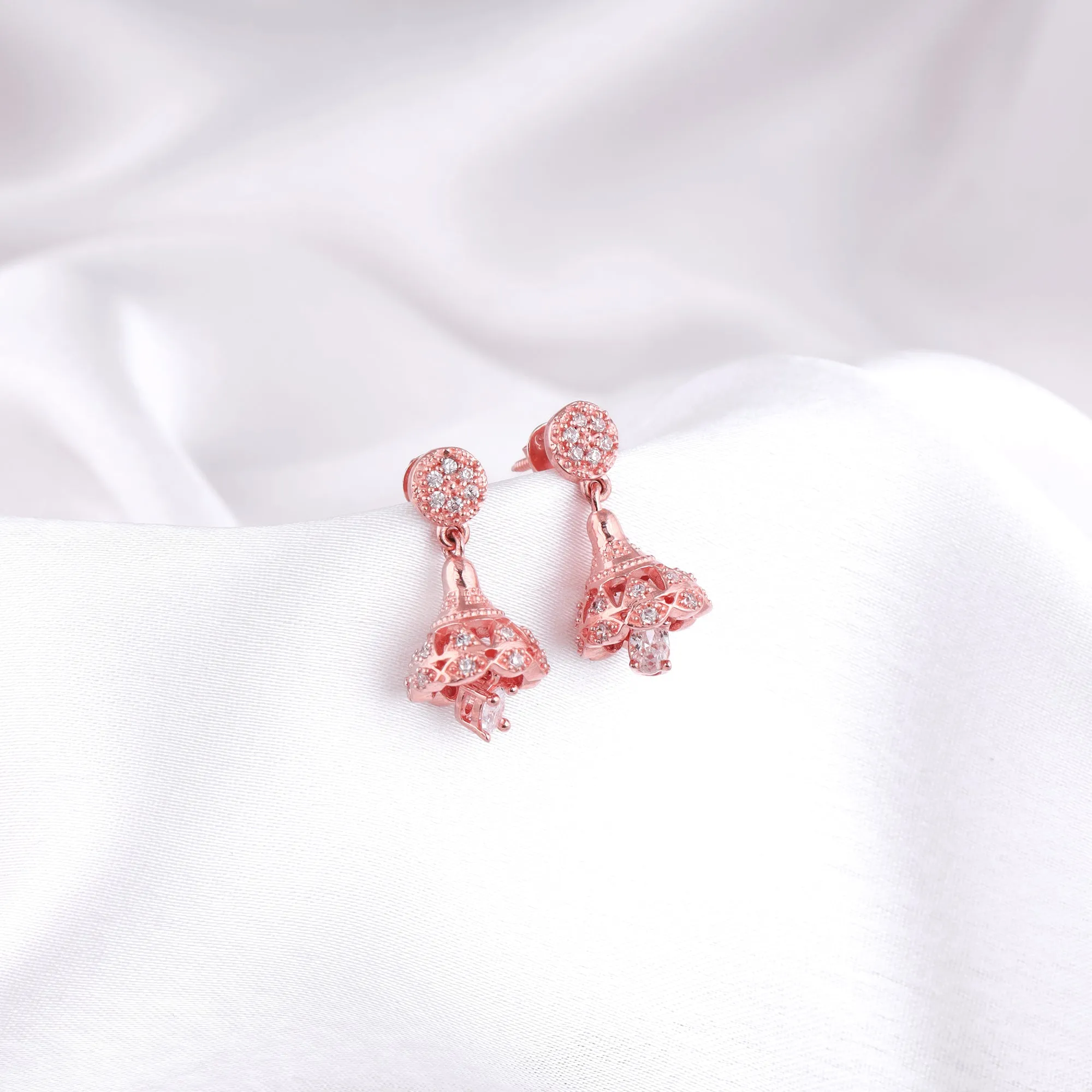 Rose Gold Pretty Little Jhumki Giva