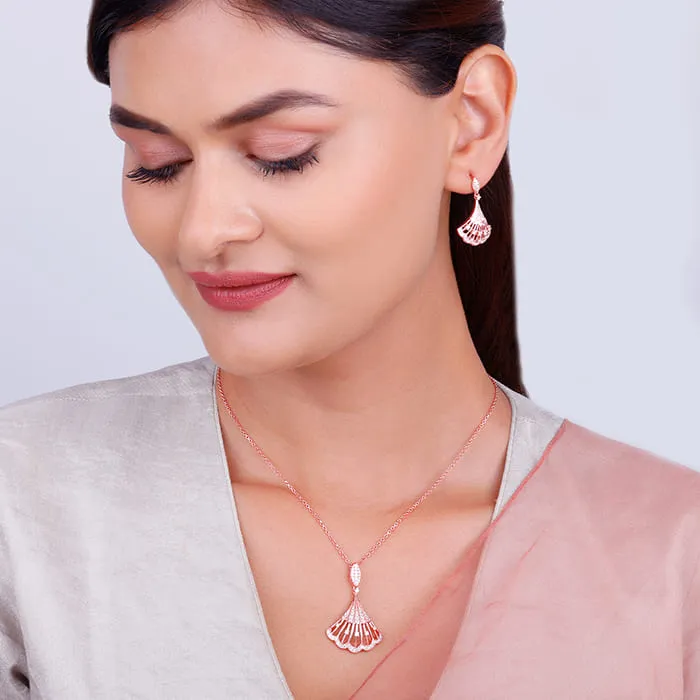 Rose Gold Seashell Set Giva