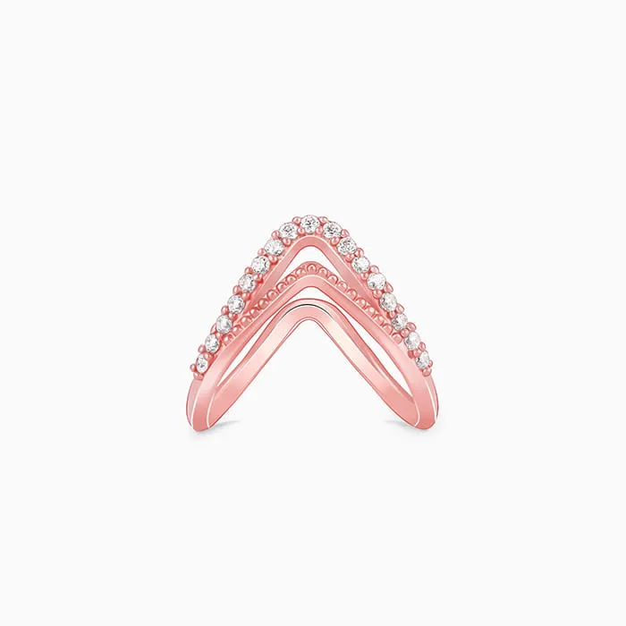 Rose Gold Sparkling Spirits Vanki Ring Giva