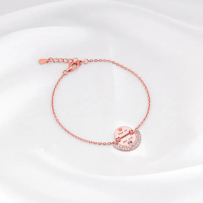 Rose Gold You're The One Bracelet Giva