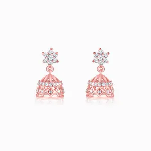 Rose Gold Zircon Jhumki Giva