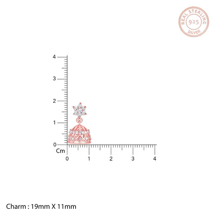 Rose Gold Zircon Jhumki Giva