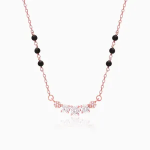 Rose Gold Zirconia Elegance Mangalsutra Giva