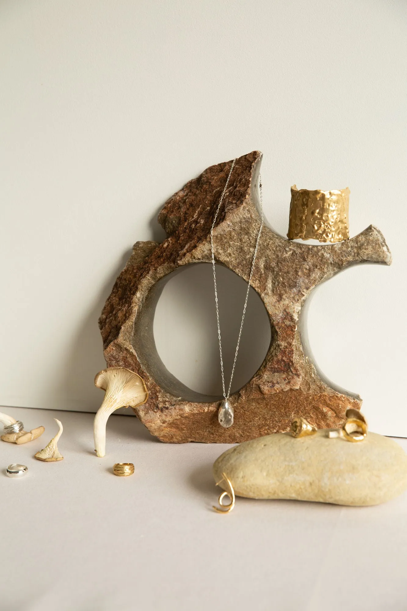 Sal Cuff Gold Plated Bangle