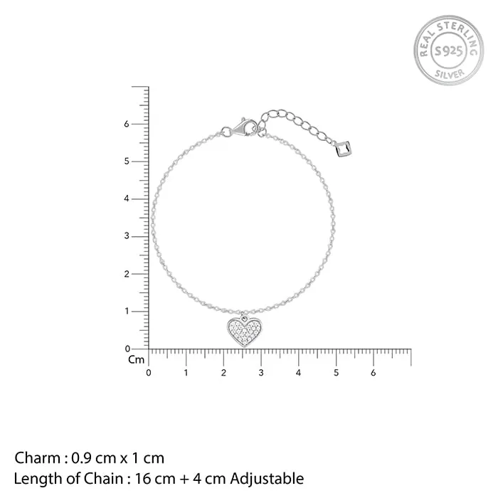 Silver Adorable Love Bracelet Giva