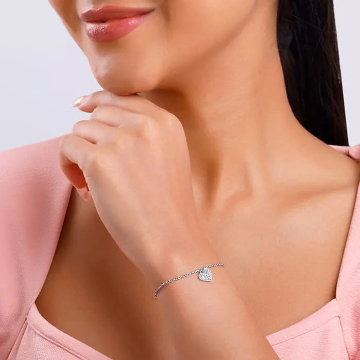 Silver Adorable Love Bracelet Giva