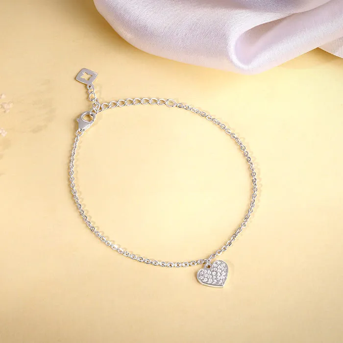 Silver Adorable Love Bracelet Giva
