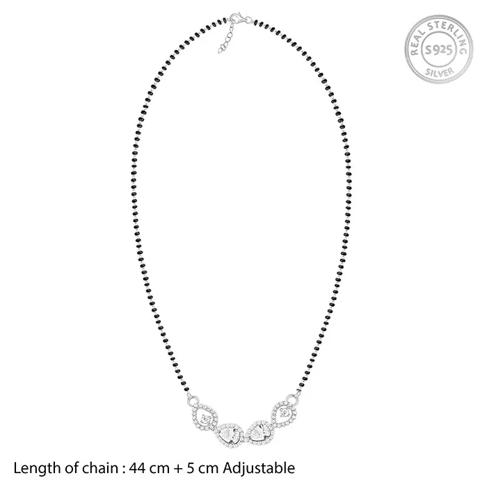 Silver Alluring Mangalsutra Giva