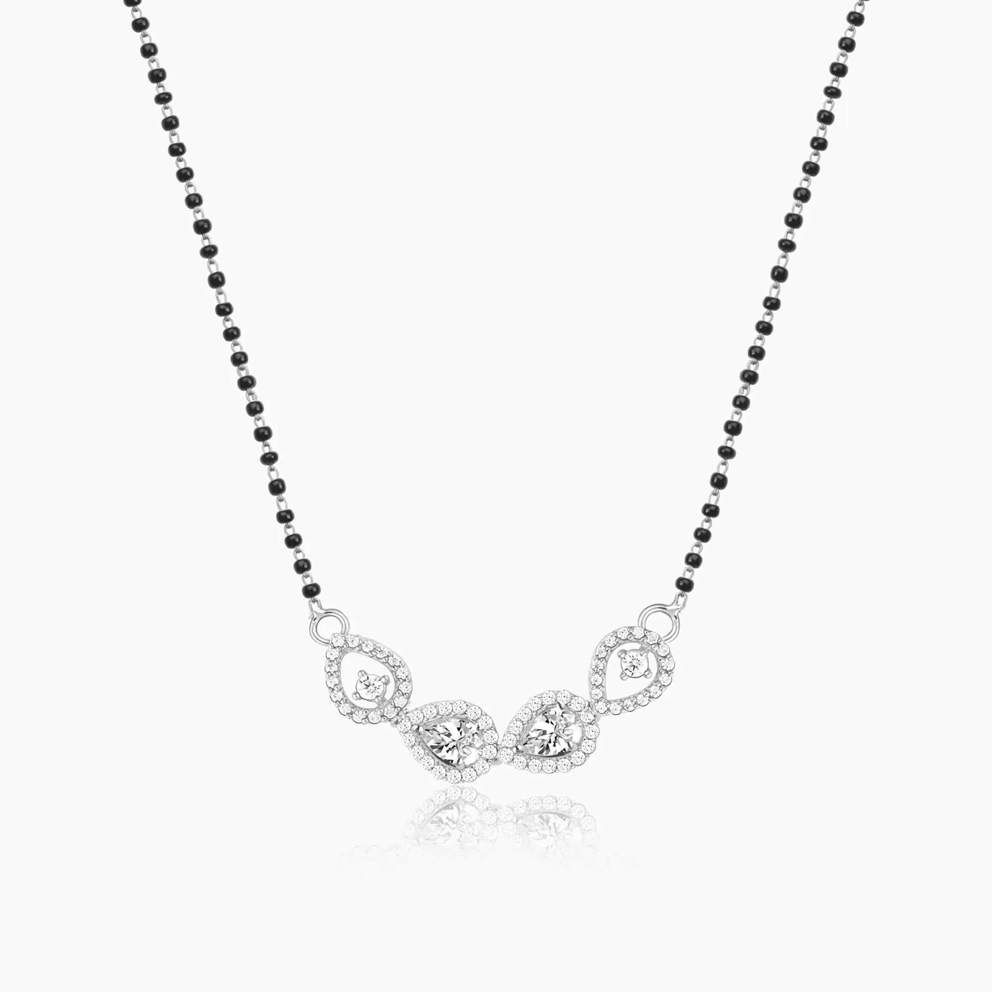 Silver Alluring Mangalsutra Giva