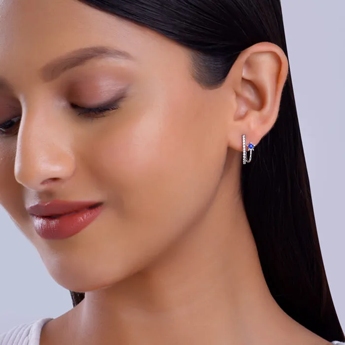 Silver Azure Aura Earrings Giva