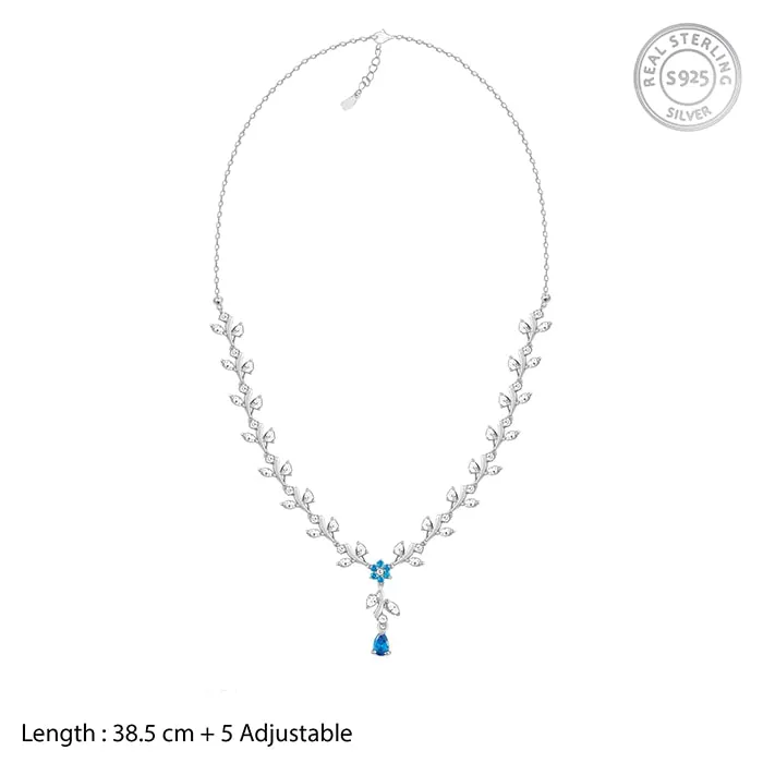Silver Blue Daisy Set Giva