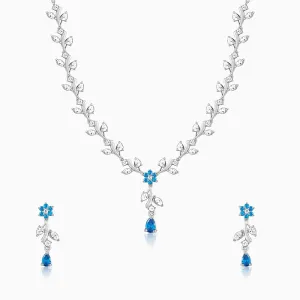 Silver Blue Daisy Set Giva