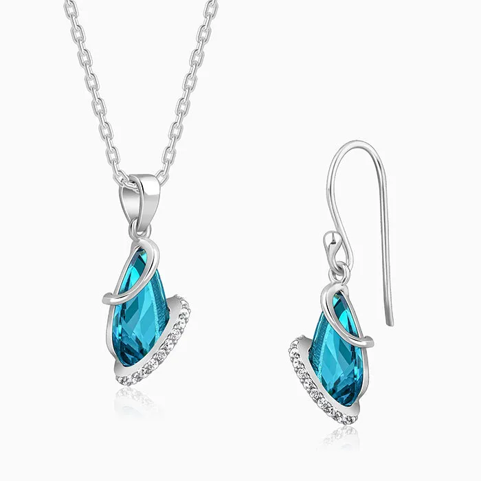 Silver Blue Night Set Giva