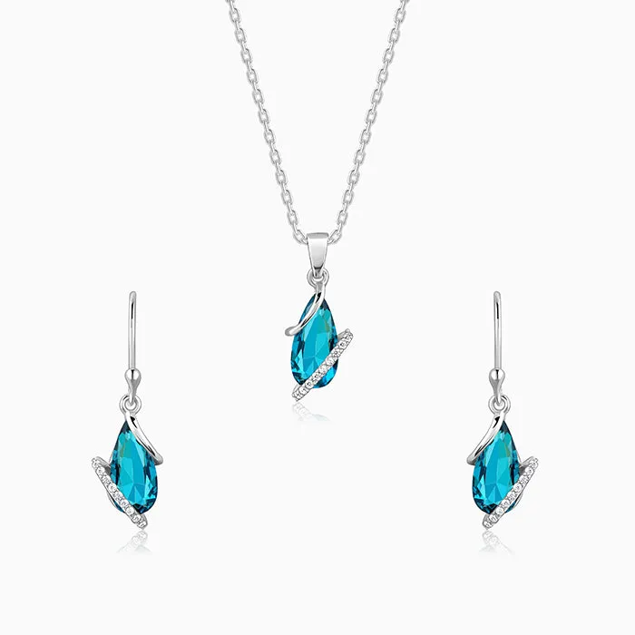 Silver Blue Night Set Giva