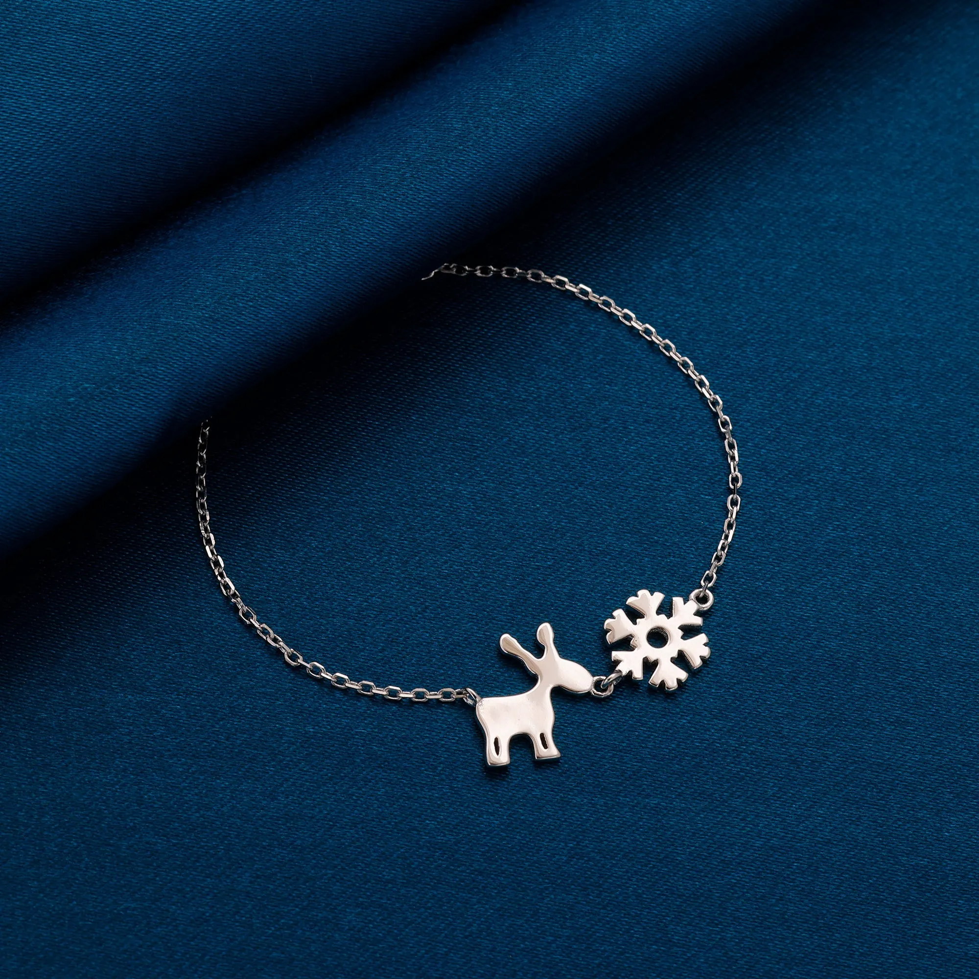 Silver Christmas Longing Bracelet Giva