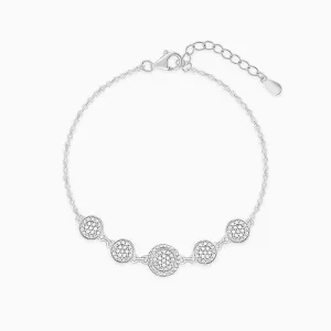 Silver Circle Circus Bracelet Giva