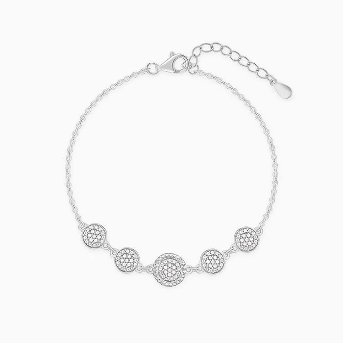 Silver Circle Circus Bracelet Giva