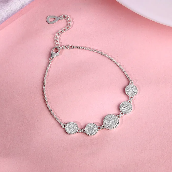 Silver Circle Circus Bracelet Giva