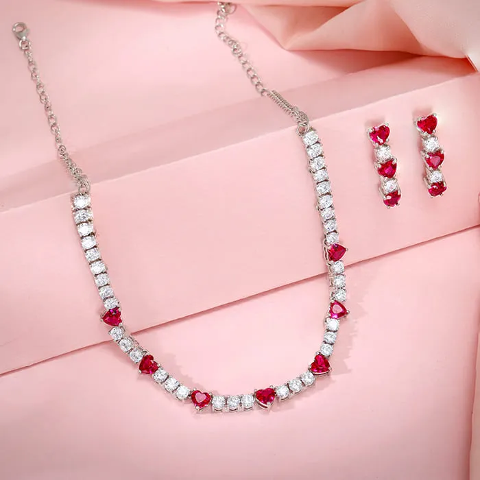 Silver Crimson Crush Set Giva