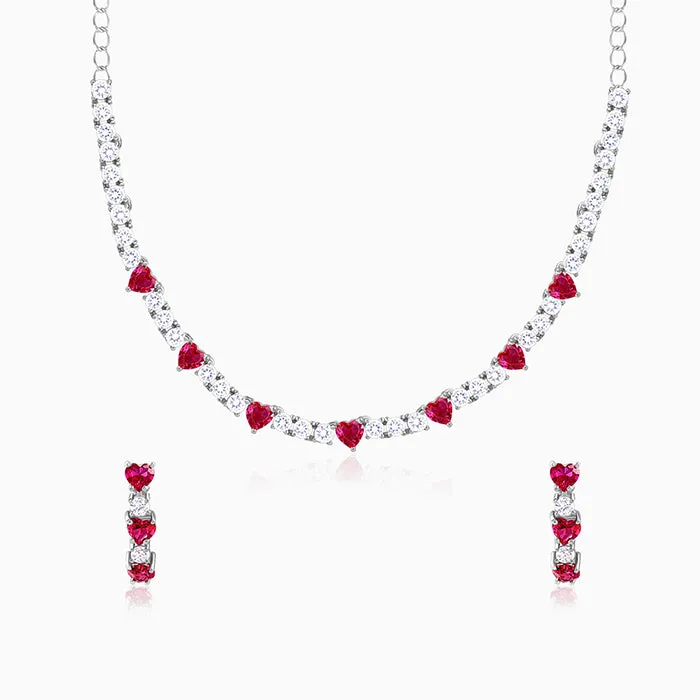 Silver Crimson Crush Set Giva