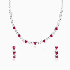 Silver Crimson Crush Set Giva