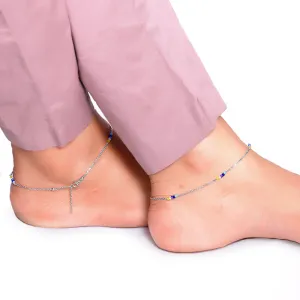 Silver Dawn Glow Anklet Giva