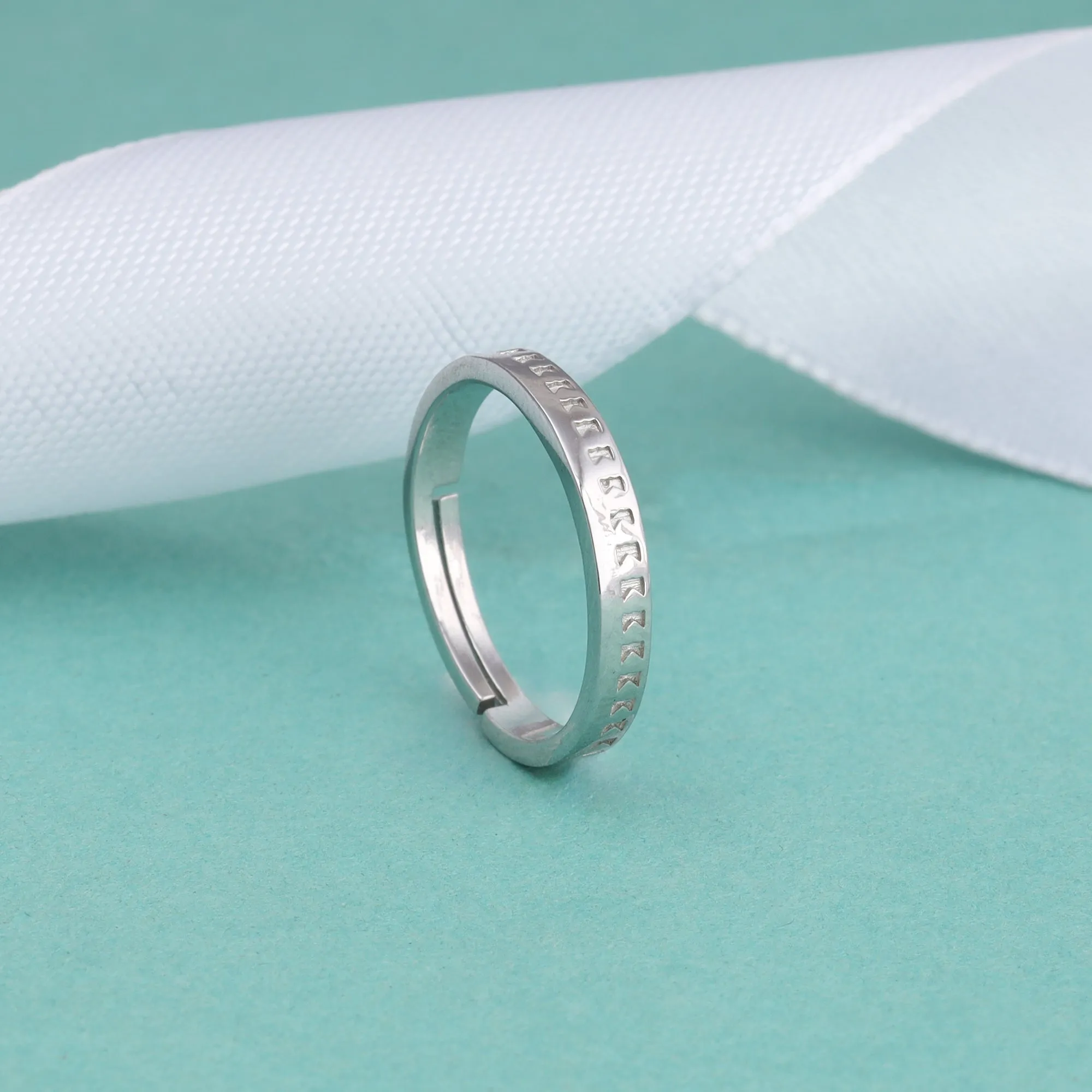 Silver Dear Hearts Ring Giva