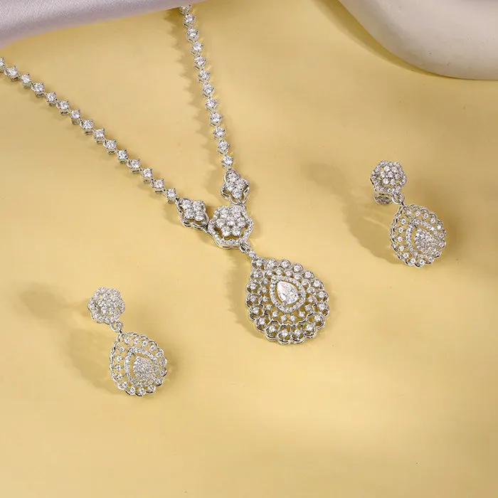 Silver Dreamy Dahlia Set Giva
